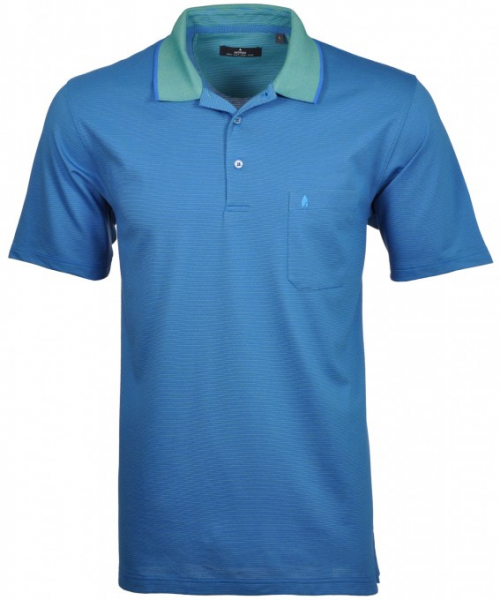 Softknit-Polo 5410591-074 Fb. Blaugrau