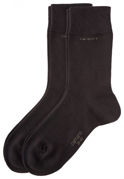 2-Pack, Socken, 3642-28 braun melange